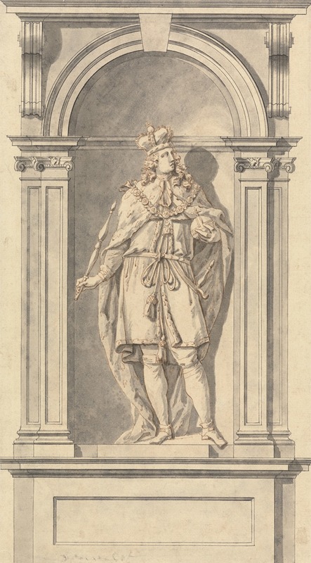 Hubert-François Gravelot - Design for a Royal Monument