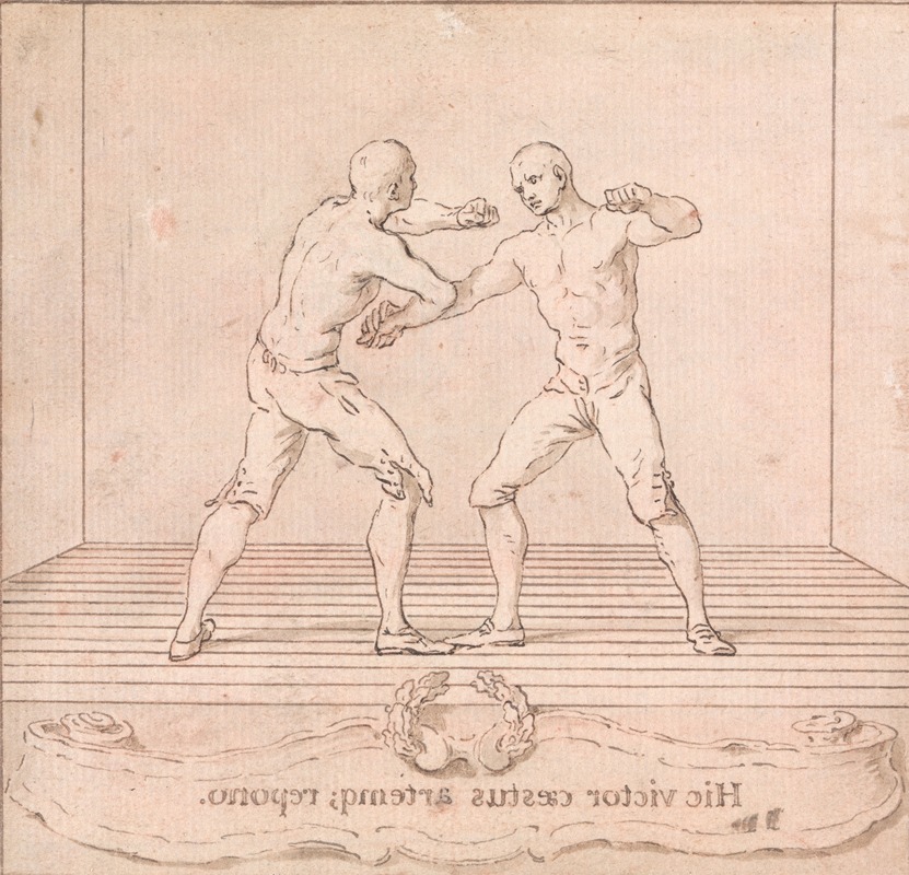 Hubert-François Gravelot - Two Prize Fighters
