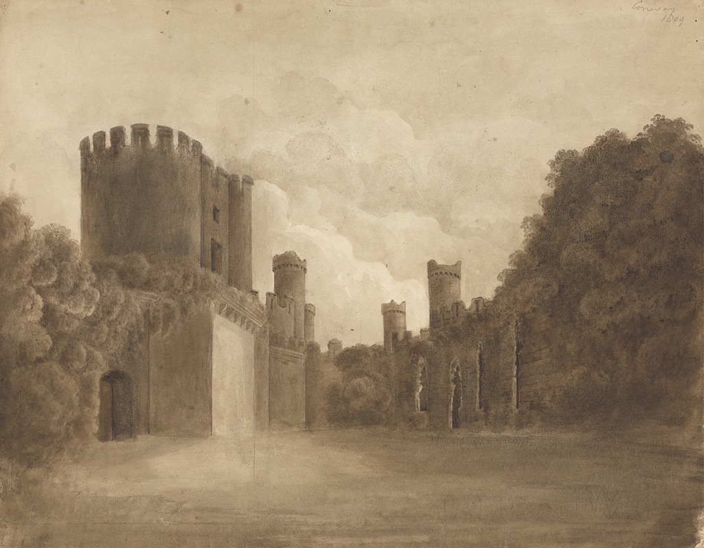 Isaac Weld - Conway (Castle, North Wales)