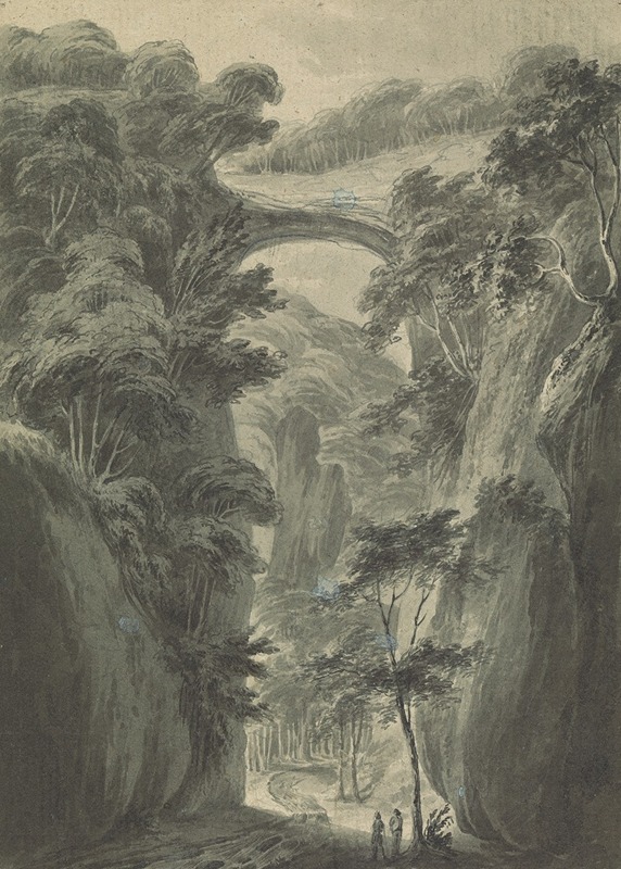 Isaac Weld - View of the Rock Bridge