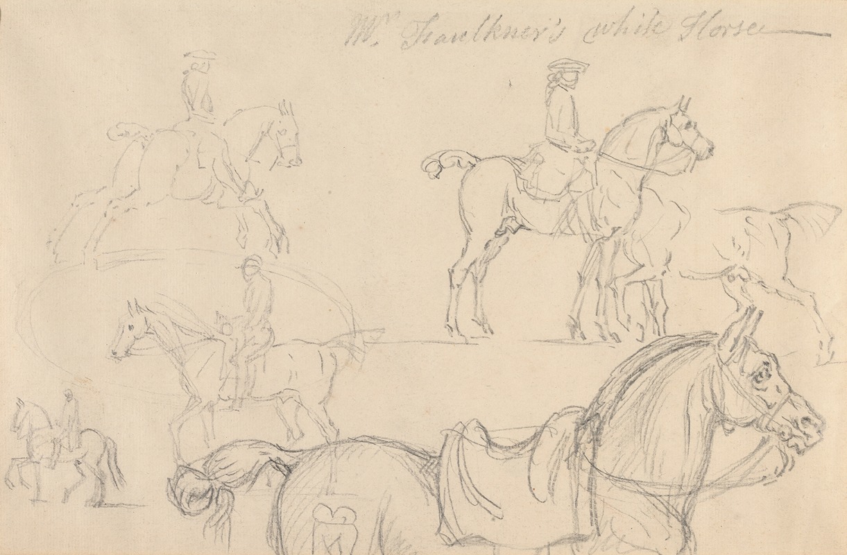 James Seymour - Six Studies of Horses and Riders