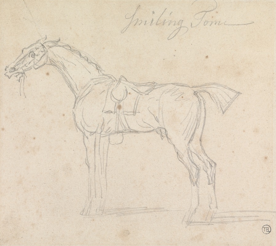 James Seymour - Smiling Tom, Saddled and Bridled; Standing, Facing Left