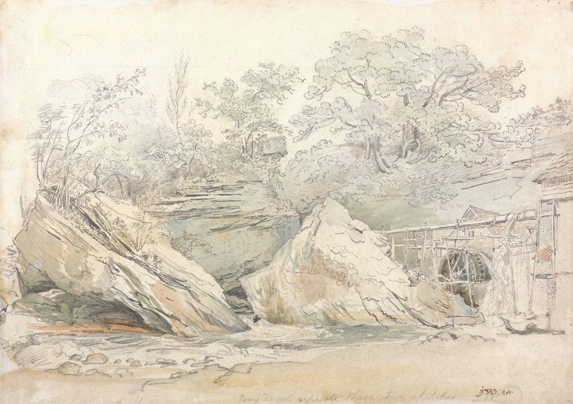 James Ward - Aberdulais Mill, Glamorganshire