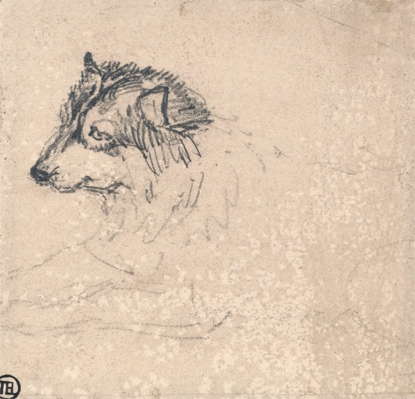 James Ward - Arctic Dog, Facing Left