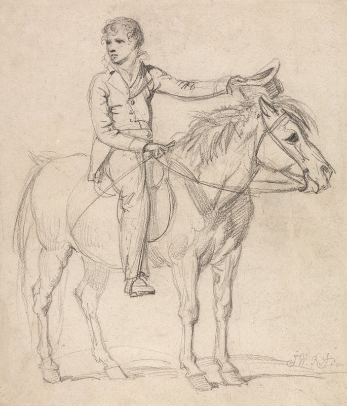 James Ward - Lord Stanhope (Later Earl of Chesterfield) as a Boy, Riding a Pony