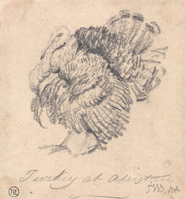 James Ward - Study of a Turkey