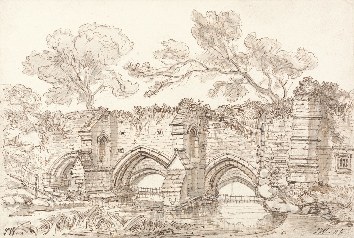 James Ward - The Old Double Bridge, Bury St. Edmunds