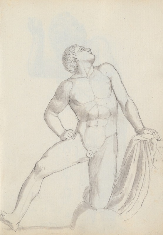 John Flaxman - A Son of Niobe, Uffizi, Florence