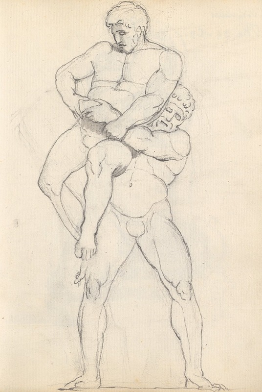 John Flaxman - Hercules and Antaeus, Palazzo Pitti, Florence