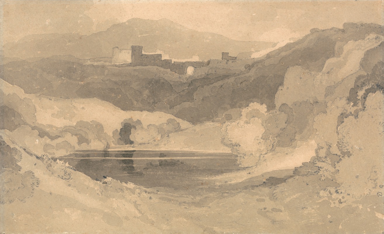 John Sell Cotman - Castle in a Landscape