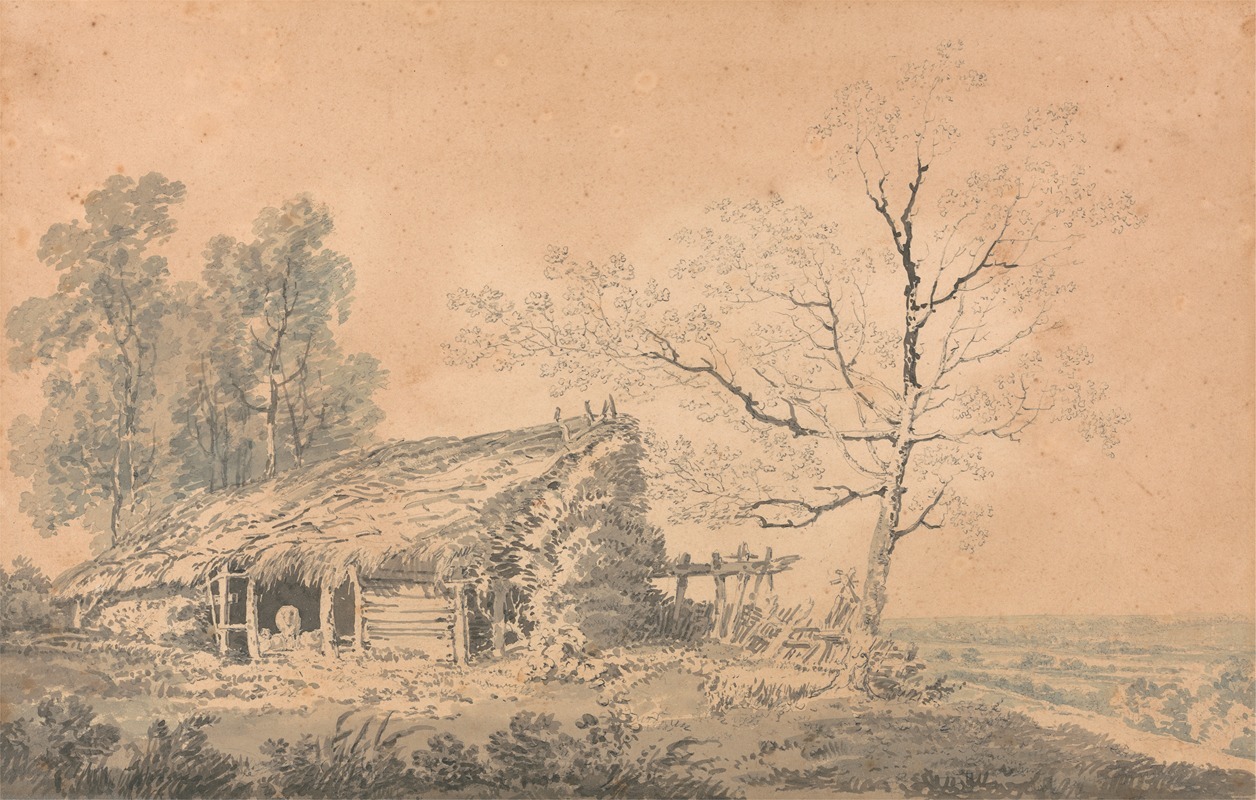 Joseph Mallord William Turner - Landscape with Barn
