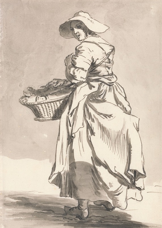 Paul Sandby - London Cries; Flowers