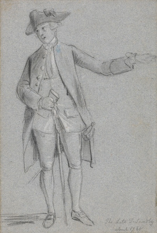 Paul Sandby - Portrait of Thomas Sandby, R.A., the Artist’s Brother