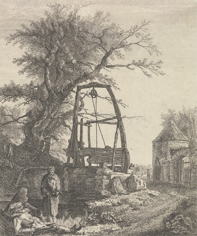Paul Sandby - Scottish Beggars Resting near a Well