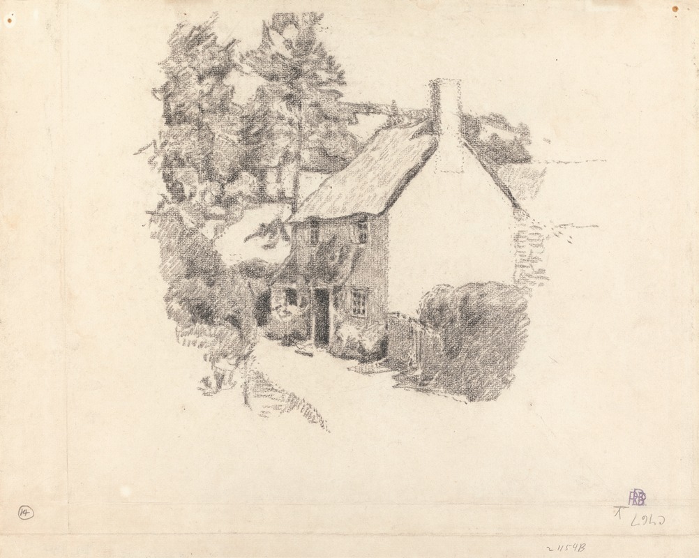 Robert Polhill Bevan - A Cottage
