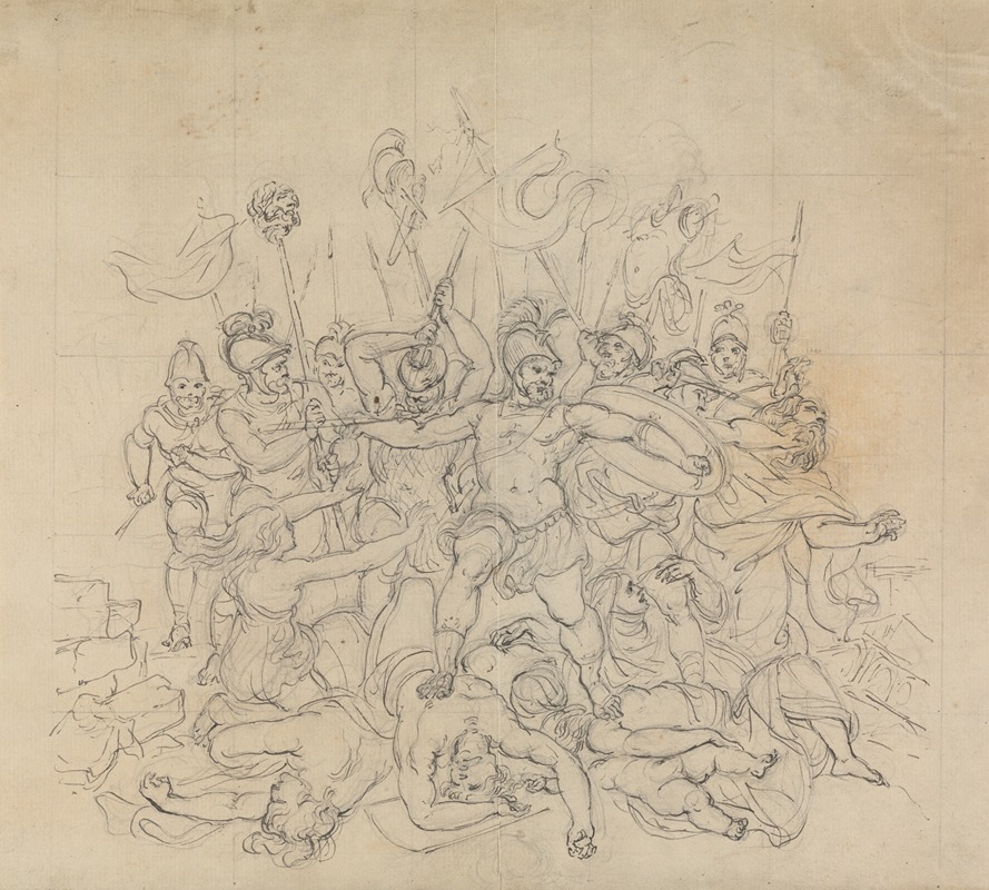 Robert Smirke - Sketch of a Battle Sceene, from Shakespeare’s Play, Titus Andronicus