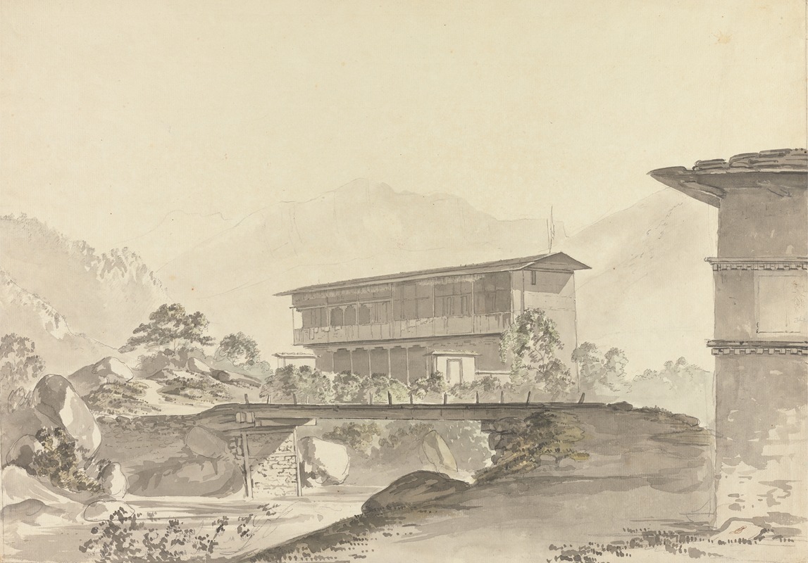 Samuel Davis - Near Tassisudon [Tashicho Dzong]