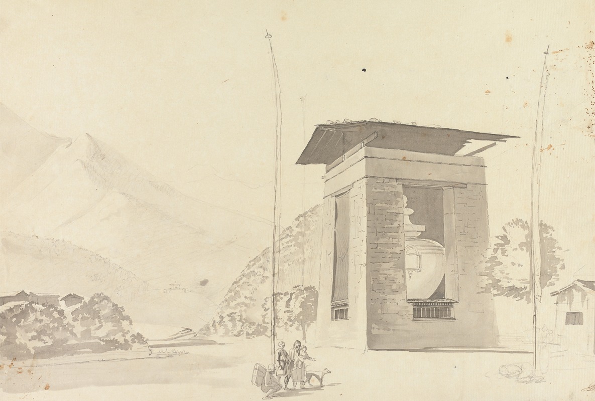 Samuel Davis - Near Taussadon [Tashicho Dzong]