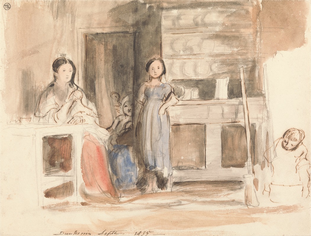 Sir David Wilkie - Kitchen Scene; Dunkerrin, September 1835