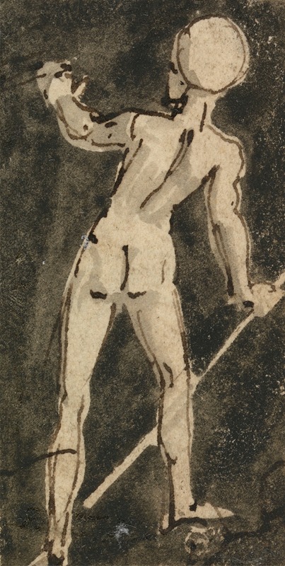 Thomas Stothard - Back of Naked Figure