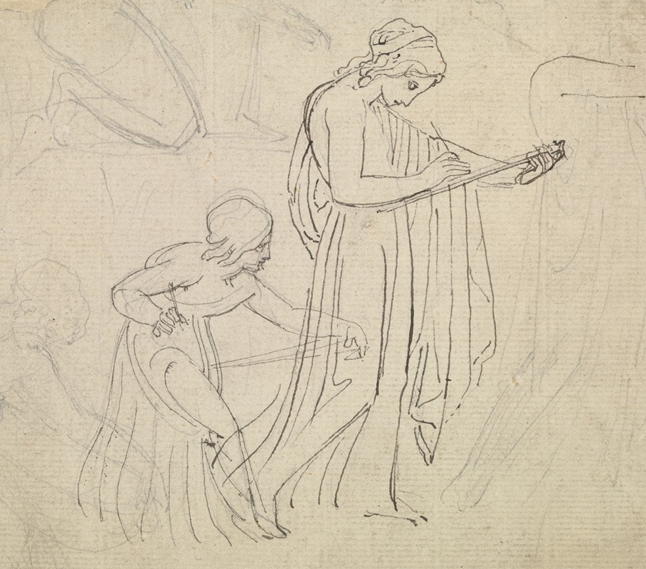 Thomas Stothard - Classical Figures Drawing