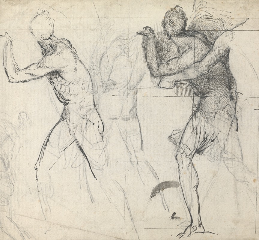 Thomas Stothard - Sketch of Classical Figures in Action