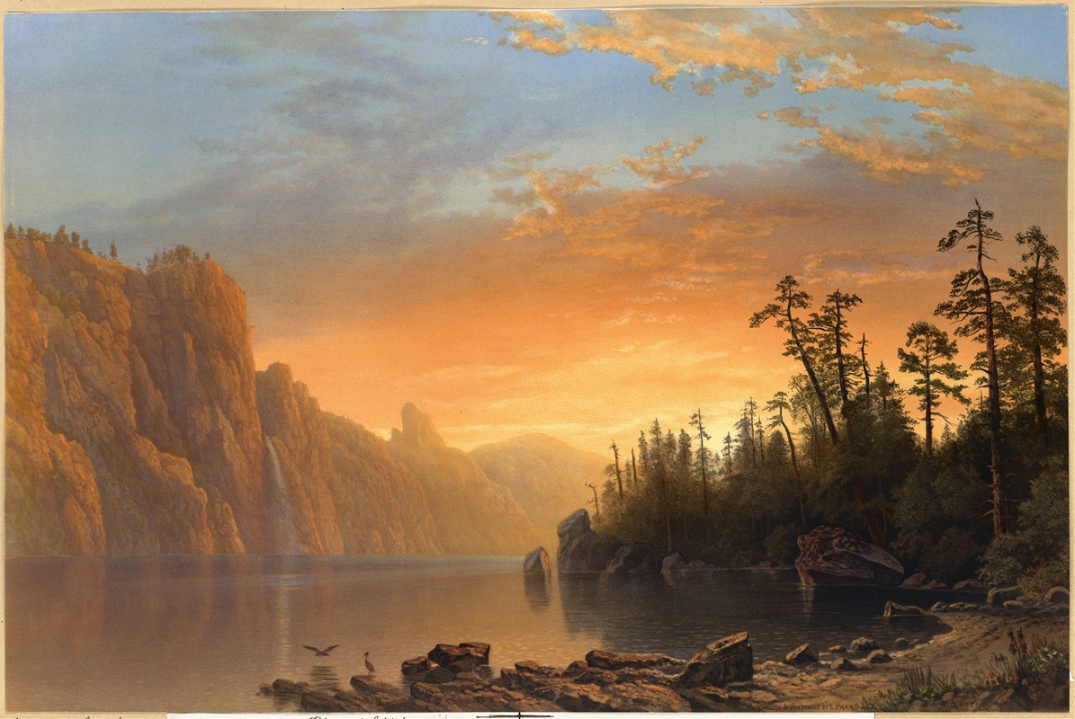 Albert Bierstadt - Sunset in California
