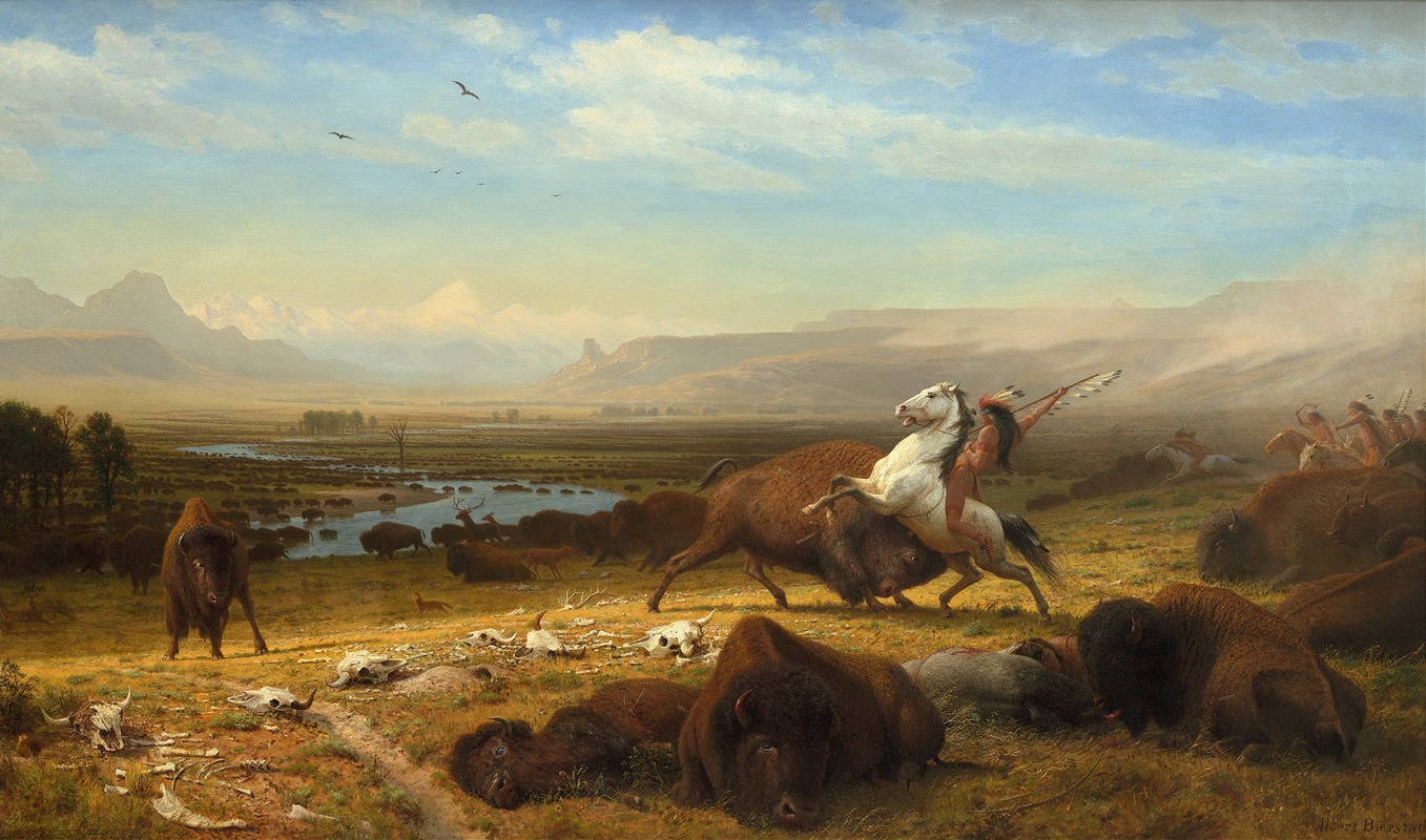 Albert Bierstadt - The Last of the Buffalo