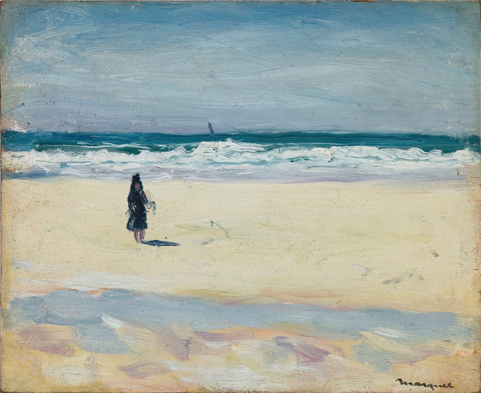 Albert Marquet - Young Girl on the Beach