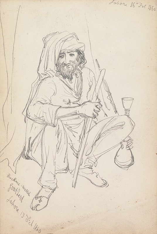 William Simpson - Bakri Wallah, Lahore 13 February 1860