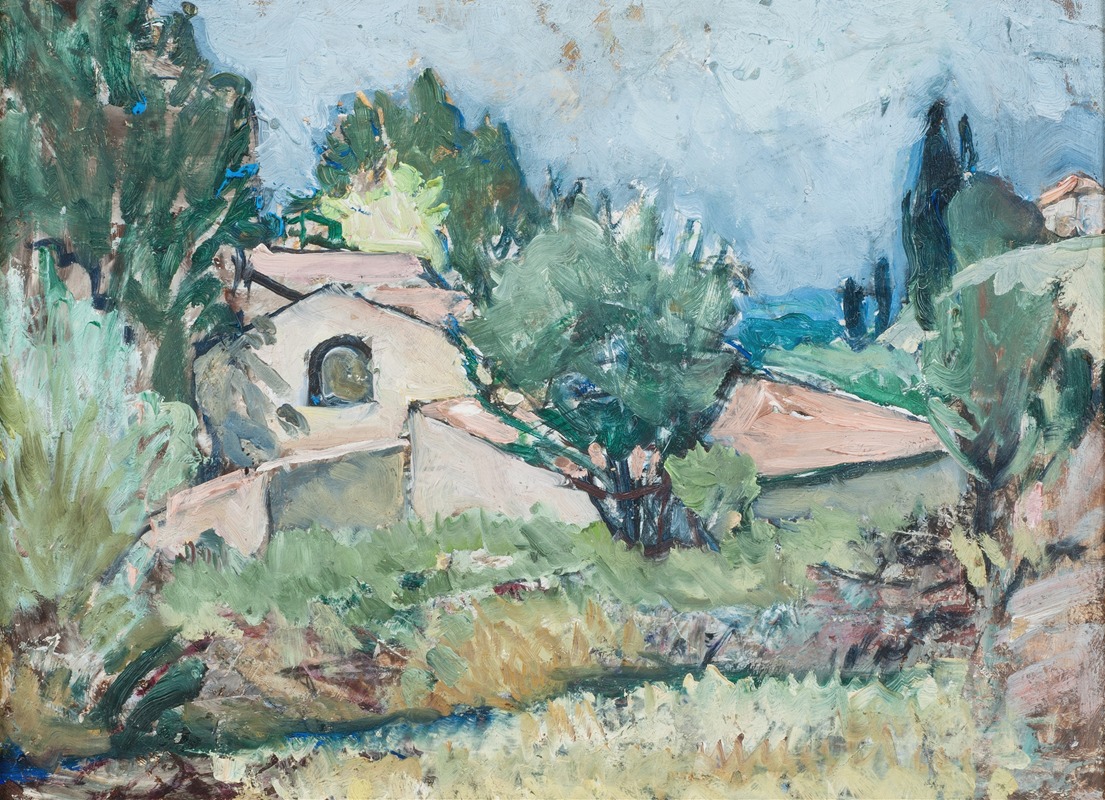 Anna Boberg - Study from the South of France