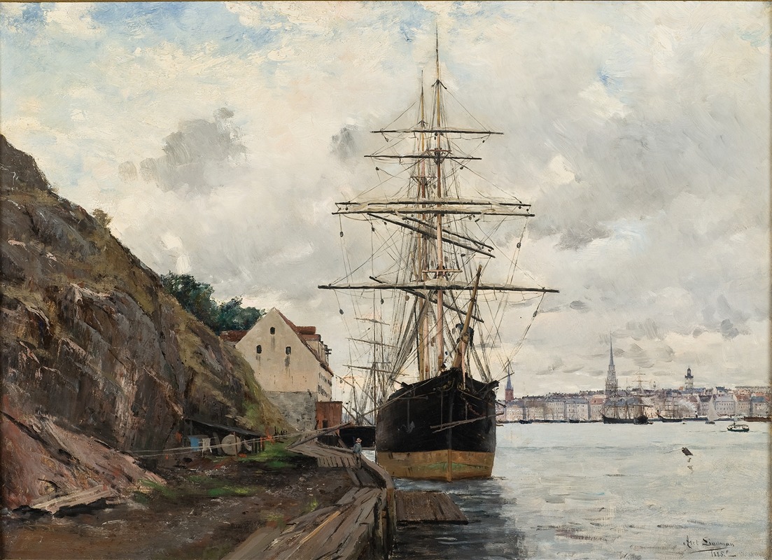 Axel Lindman - Sea Approach to Stockholm
