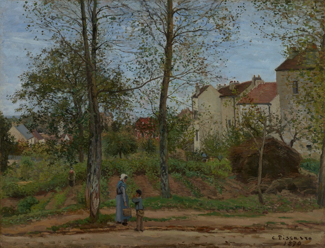 Camille Pissarro - Landscape at Louveciennes