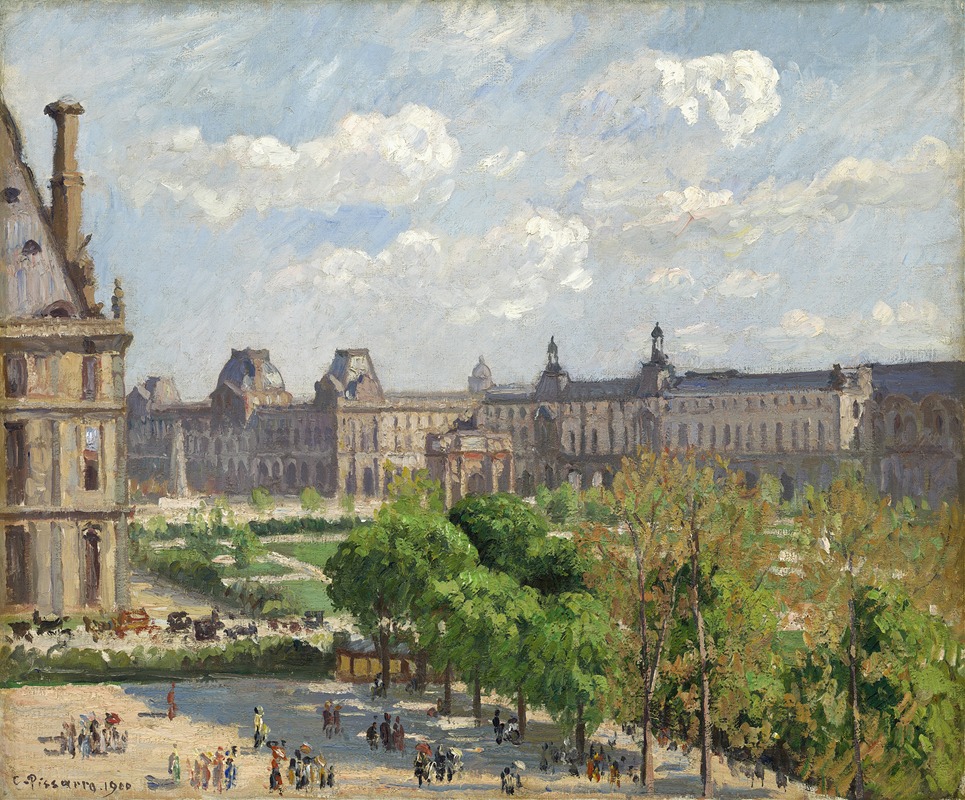 Camille Pissarro - Place du Carrousel,Paris