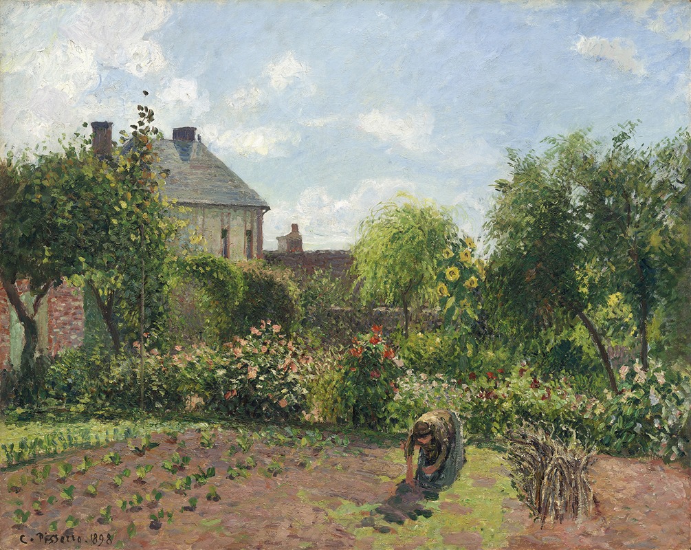 Camille Pissarro - The Artist’s Garden at Eragny
