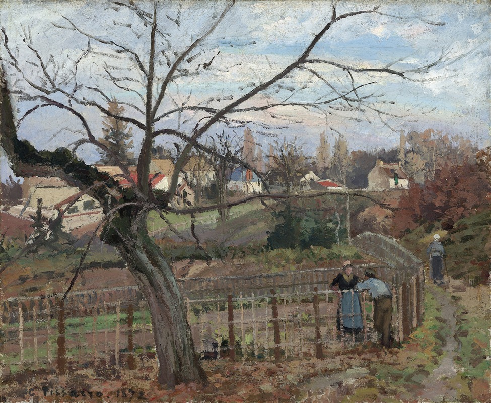 Camille Pissarro - The Fence