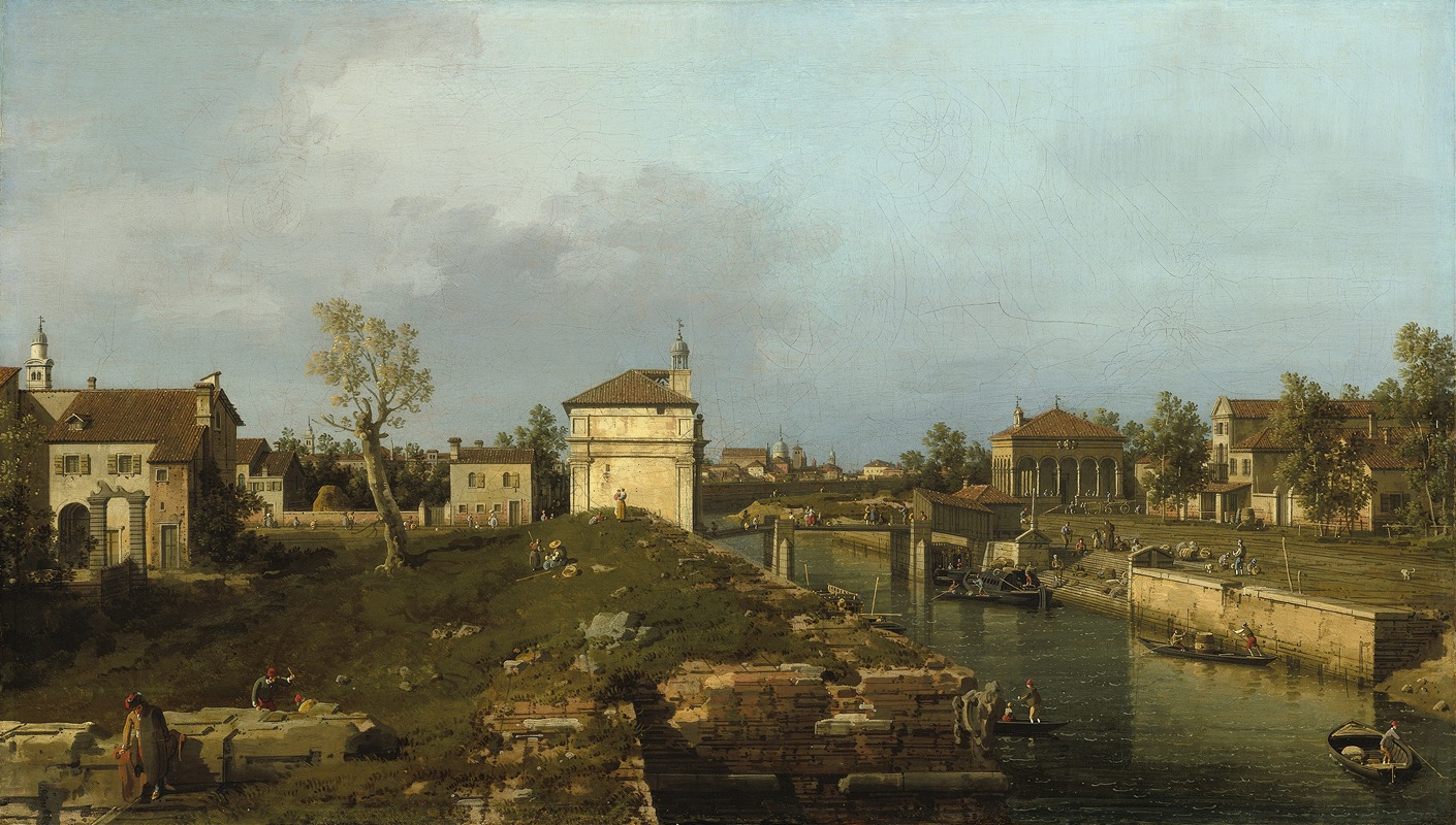 Canaletto - The Porta Portello,Padua