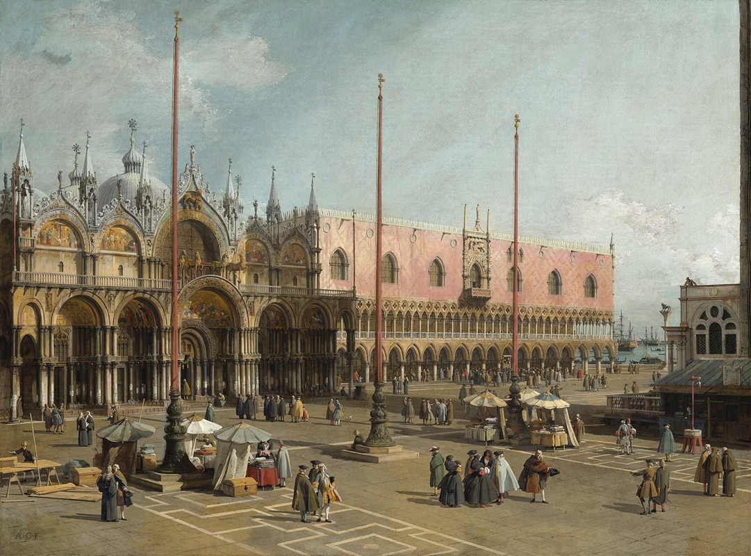 Canaletto - The Square of Saint Mark’s,Venice