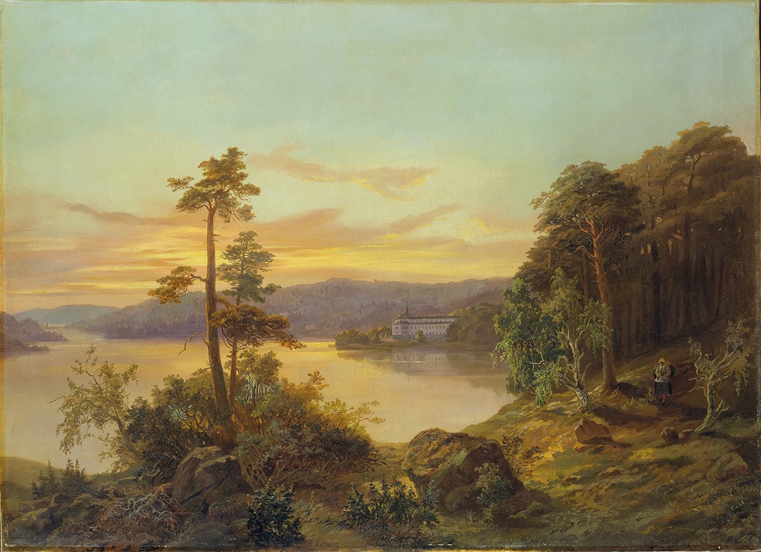 Charles XV of Sweden - View of Ulriksdal