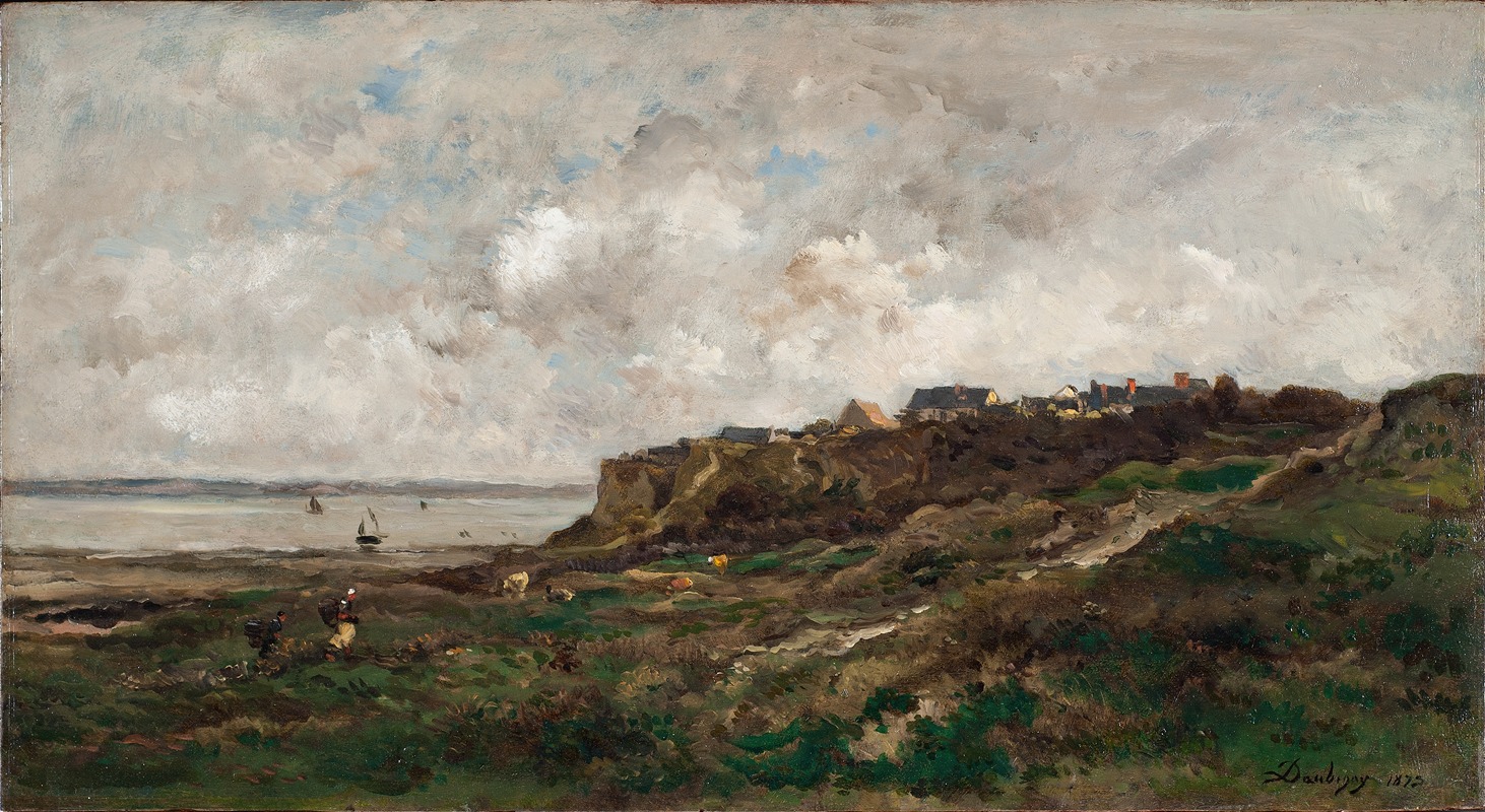Charles François Daubigny - Low Tide at Villerville