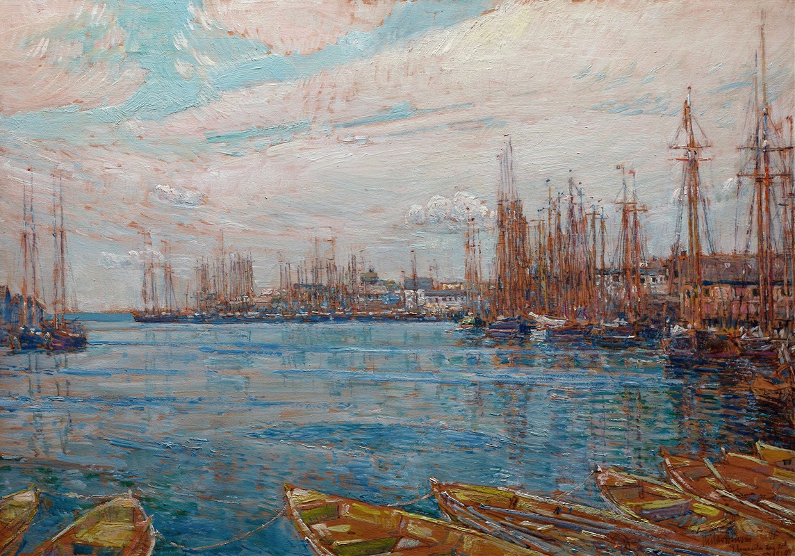 Childe Hassam - Harbor of a Thousand Masts