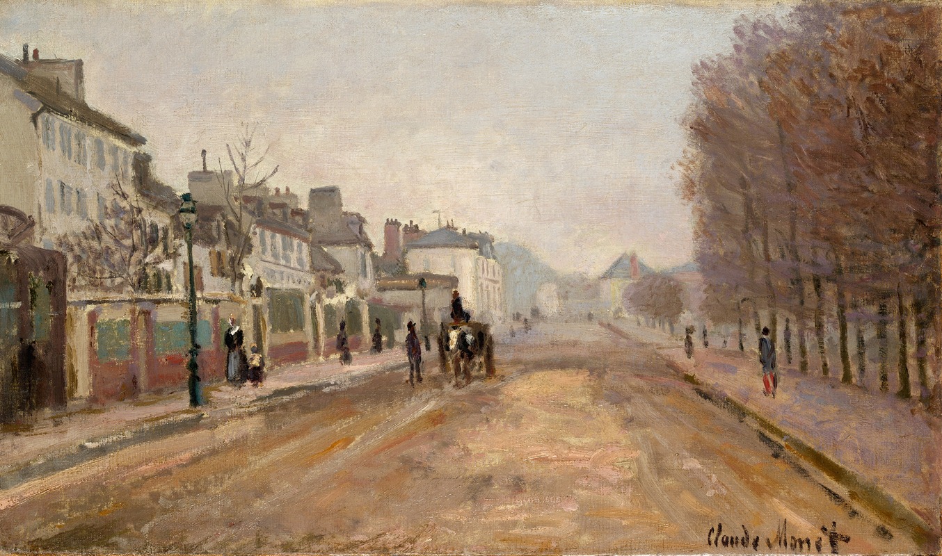 Claude Monet - Boulevard Héloise, Argenteuil