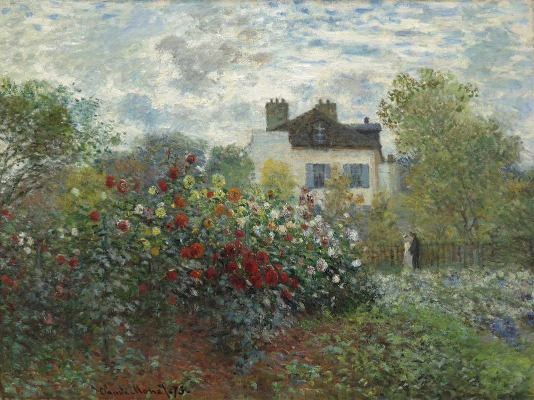 Claude Monet - The Artist’s Garden in Argenteuil (A Corner of the Garden with Dahlias)