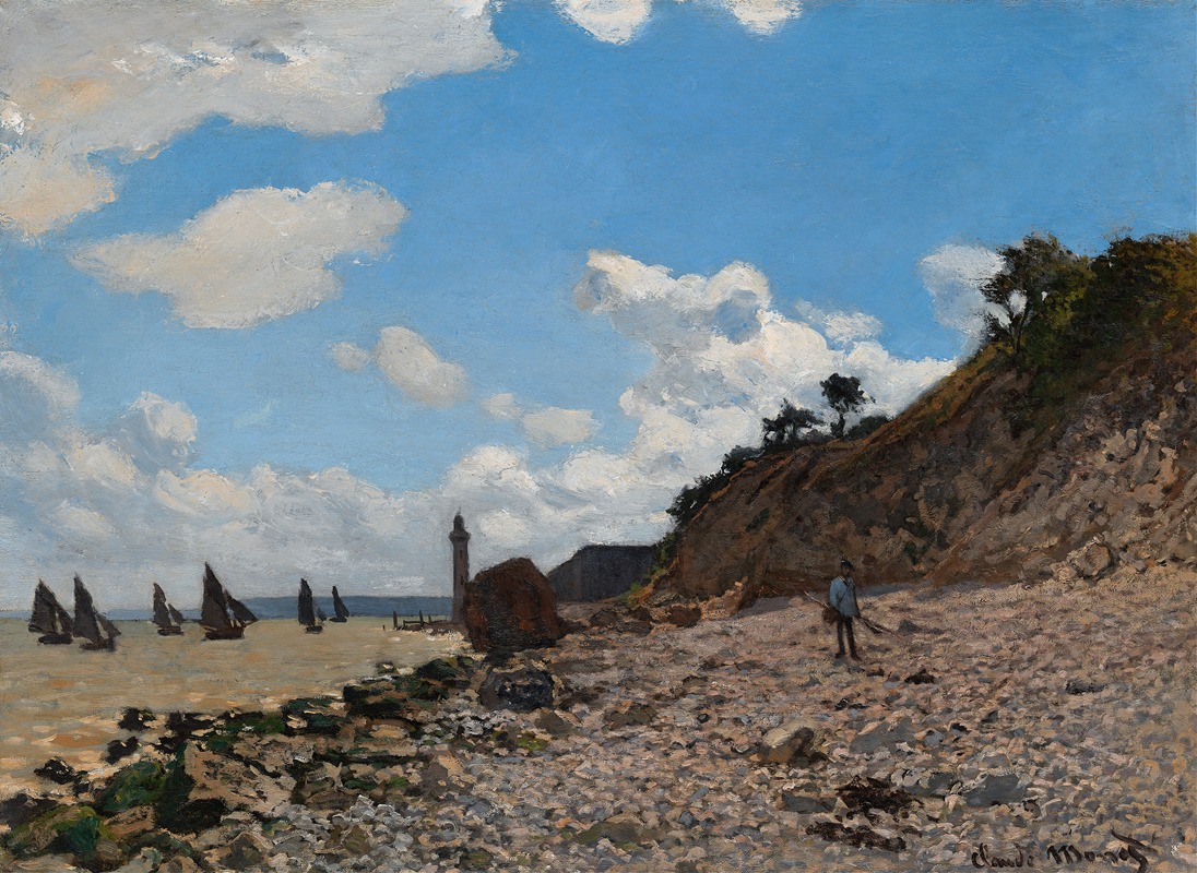 Claude Monet - The Beach at Honfleur