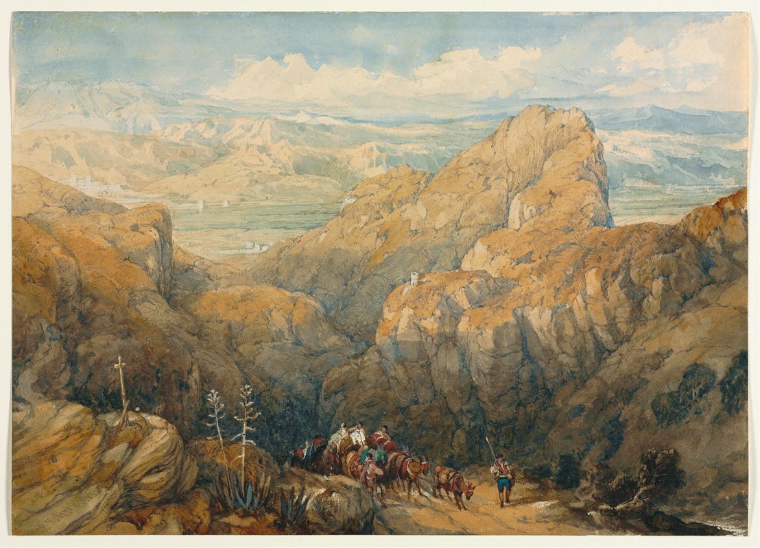 David Roberts - Descent into the Plain of Granada