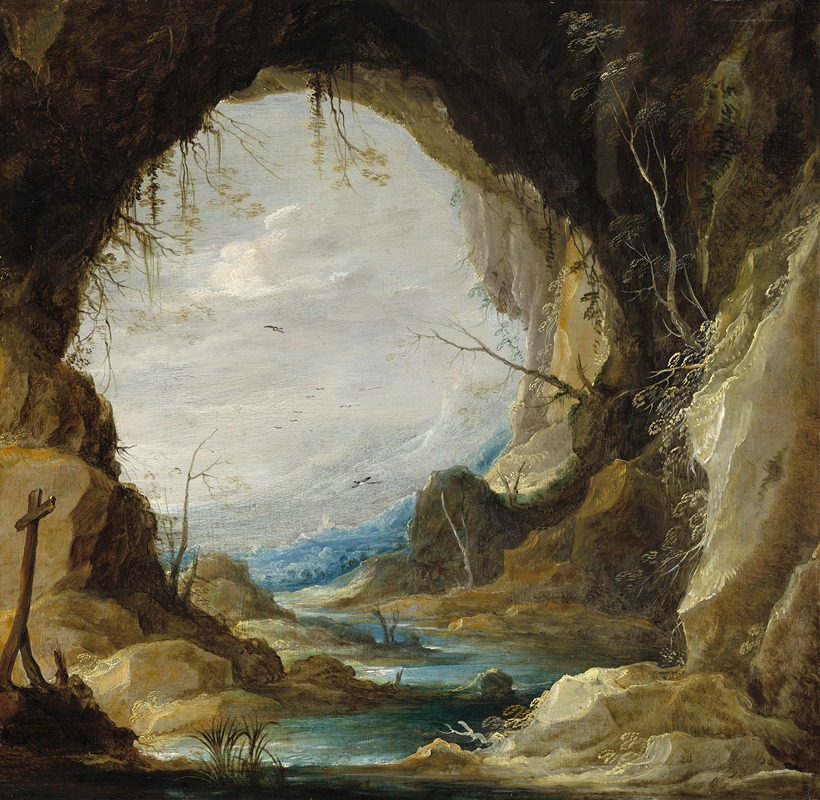 David Teniers The Younger - Vista from a Grotto