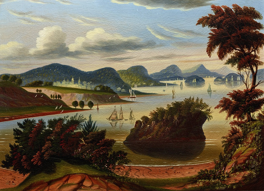 Thomas Chambers - Eastport, and Passamaquoddy Bay (View of Hudson Valley)