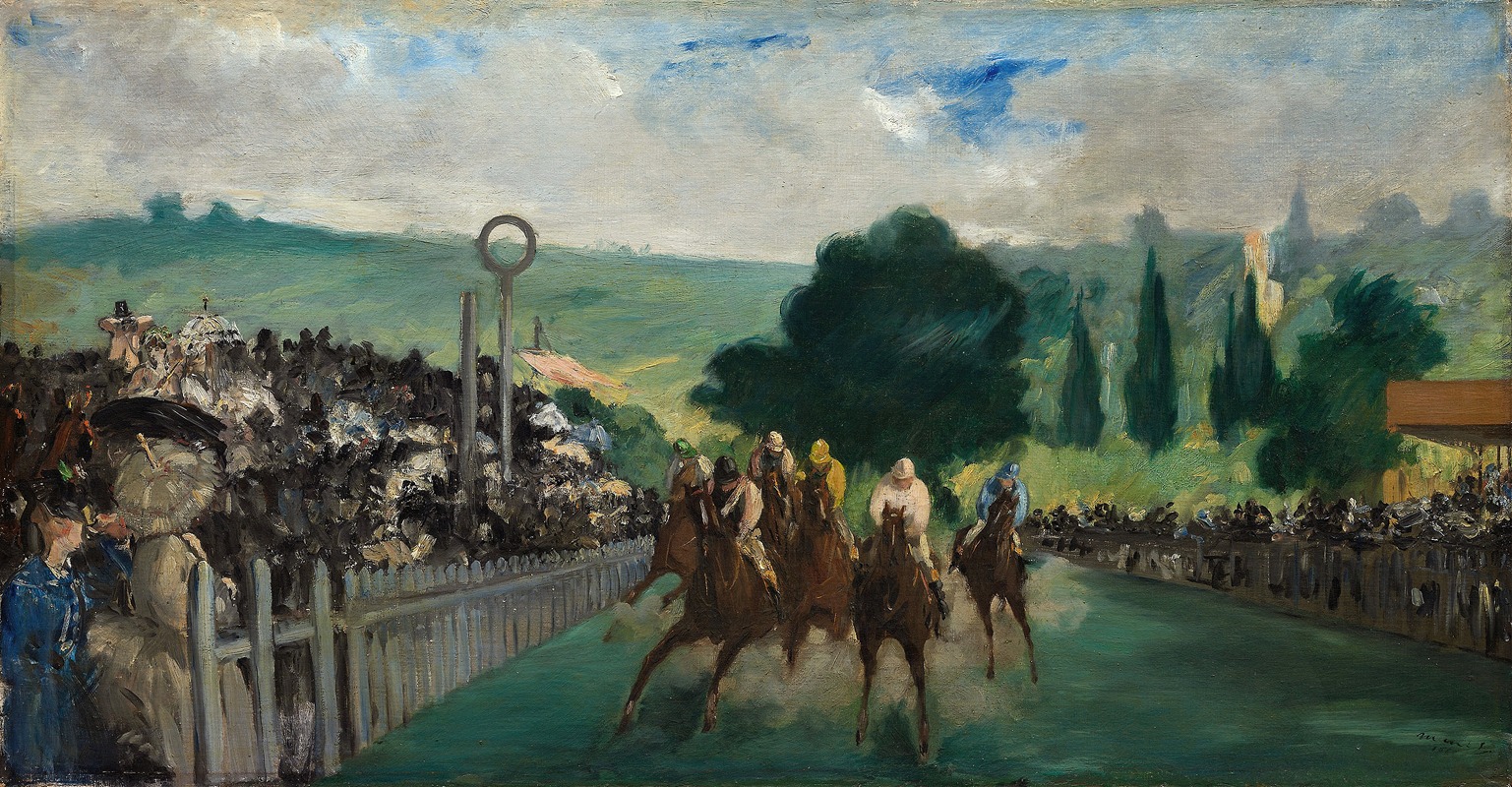 Édouard Manet - The Races at Longchamp