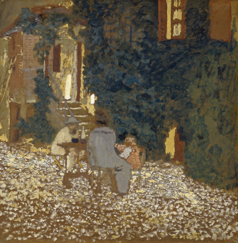 Édouard Vuillard - Repast in a Garden