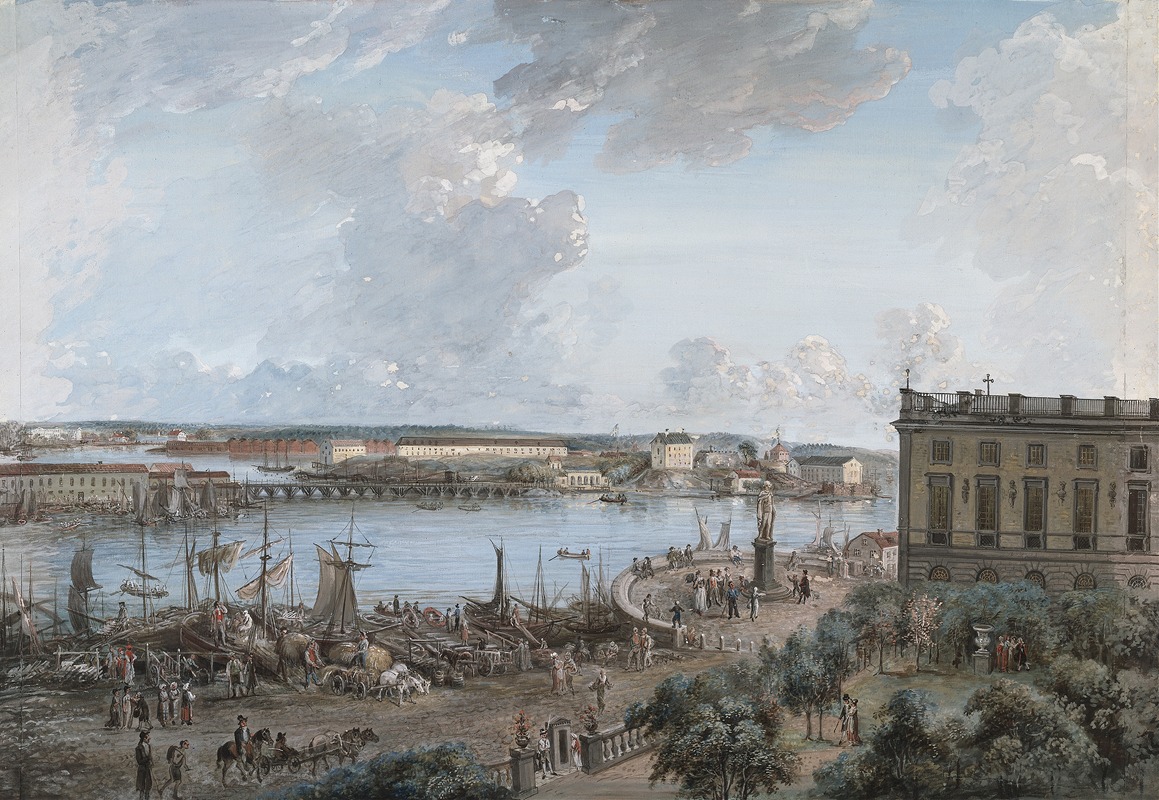 Elias Martin - View of Stockholm II